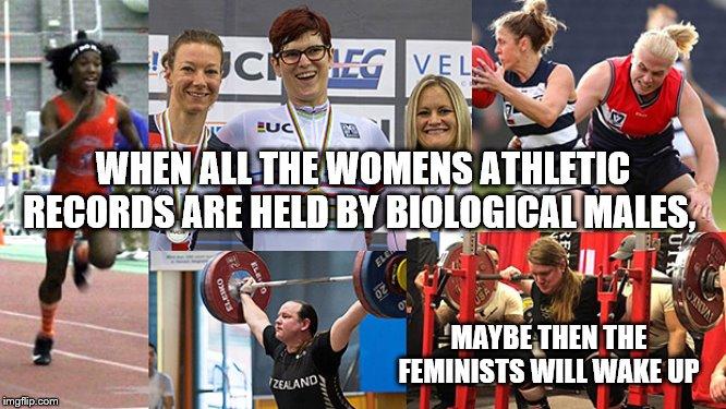 What’s your thoughts on trans-women in sports?