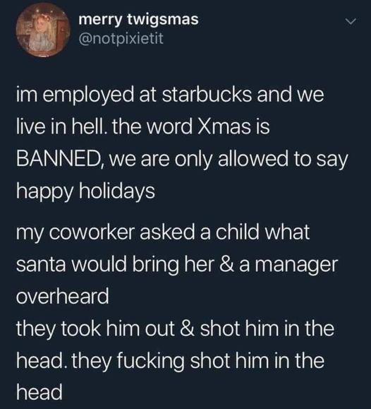 War on Christmas!!! Do Happy Holiday Nazis not want Christmas gifts?