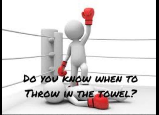 Has There Ever Been That One Thing Or Person That Made You Feel Like Throwing In The Towel?