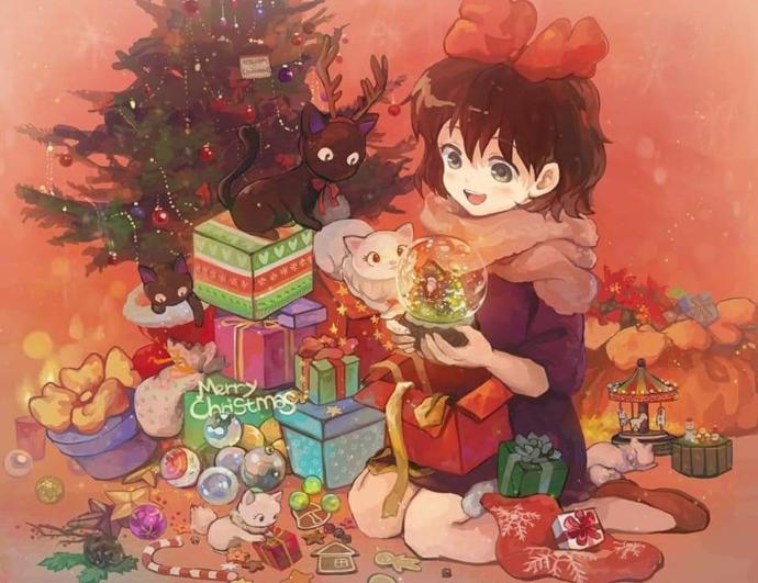 Which of these Studio Ghibli Christmas images should I use as my header photo?