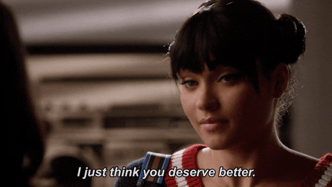 What does a guy saying "You deserve better" really mean?
