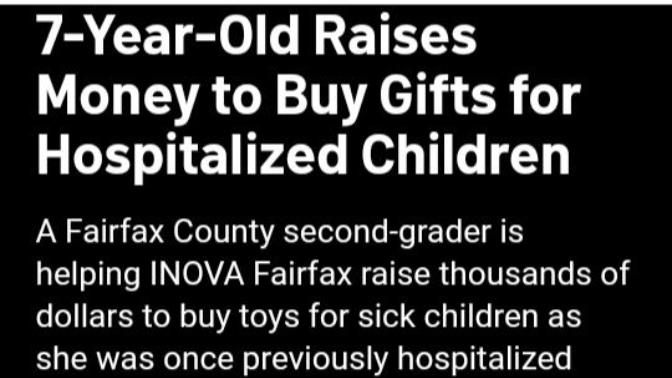 Girl raises money to get cancer kids Christmas gifts an raises nearly 60 k?