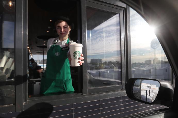 Why do Starbucks girls always flirt with me at the drive through?