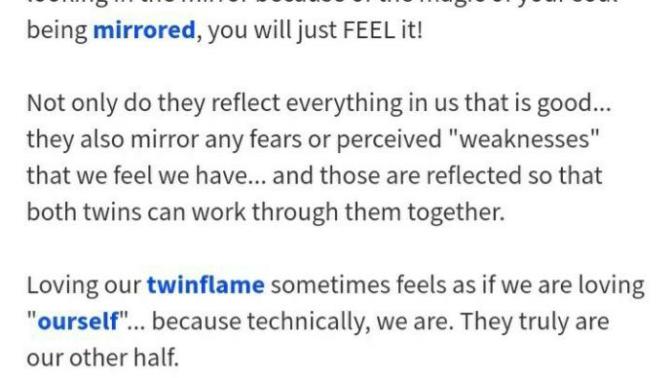 Do you believe in twin flames?