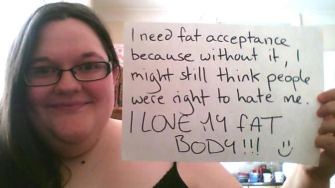 We need to stop "fat acceptance" in our society. Do you agree?