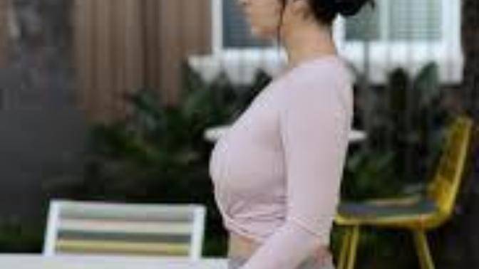 Girls, why do you lean into tables with your hip or lean into another person with your hip and what does that mean when you do?