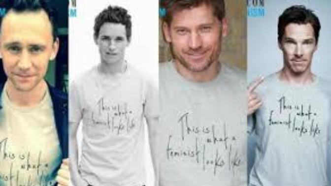 So do you believe male celebrities wearing "support feminism" shirts actually support feminism or is it all just a simple publicity stunt?