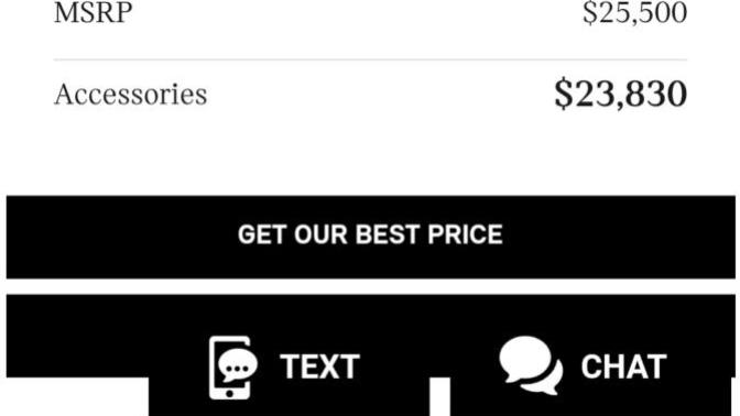 Can someone explain how the car dealer price works? Why does it say msrp and accessory price? Can I pick between those prices or is it a total?