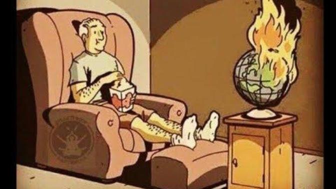 Society is heading into a kind of neo-dark ages, how do I stop being mad at society?