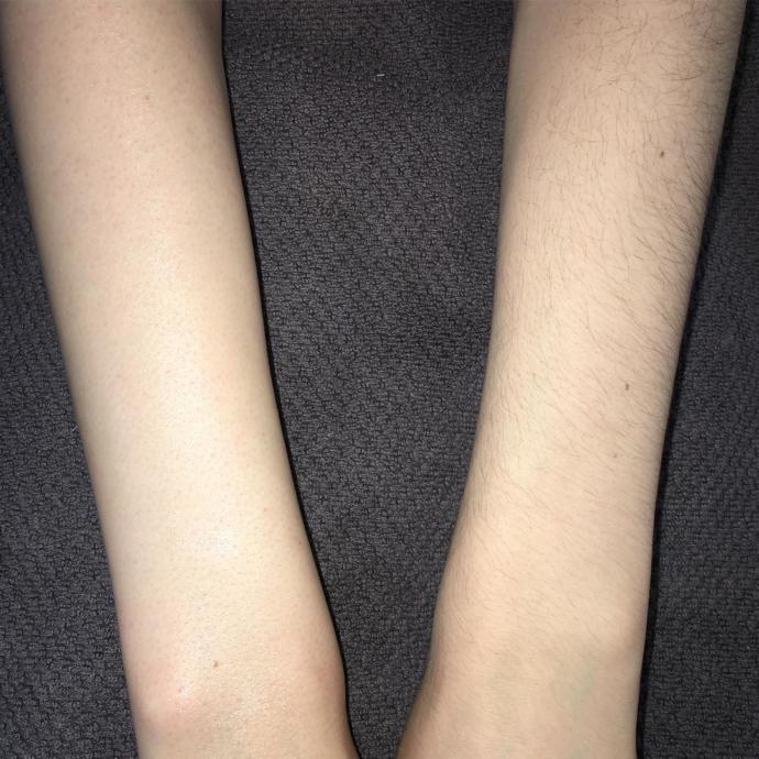 Girls, do you enjoy the smoothness of your waxed arms?