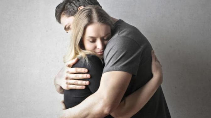 Why do guys never say they are sorry but rather hug it out?