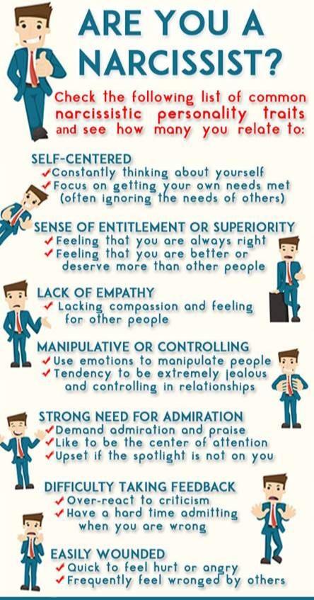 Have you ever dealt with a narcissist, you know the person that thinks everything should revolve around them as if they are God themselves?