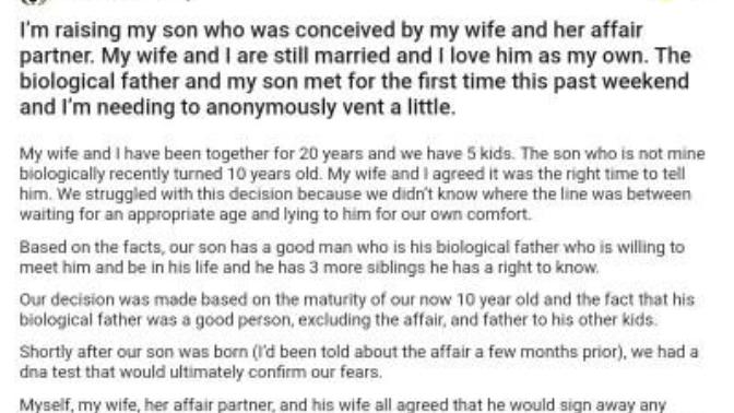 If your wife cheated and got pregnant would you still raise the baby?