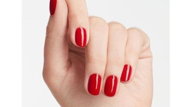 No nail polish, French manicure, or red fingernails?