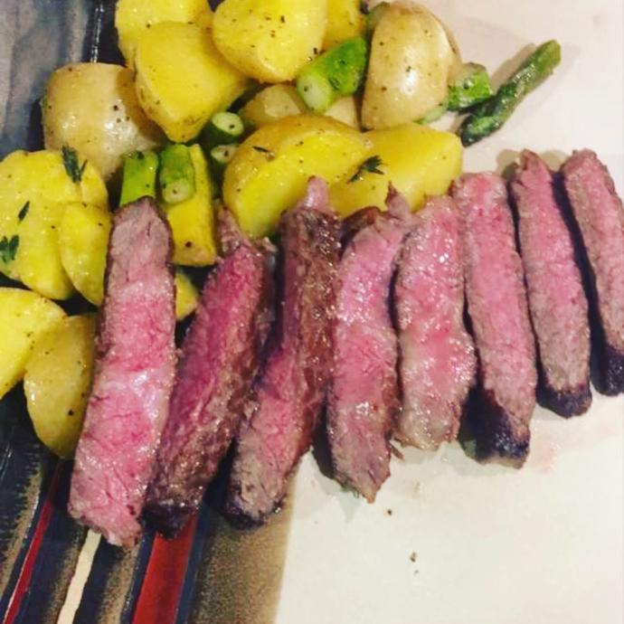 Did I do this $30 a pound steak justice?