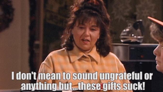 When someone makes you a present you incredibly dislike? How do you react? What do you do about it later?