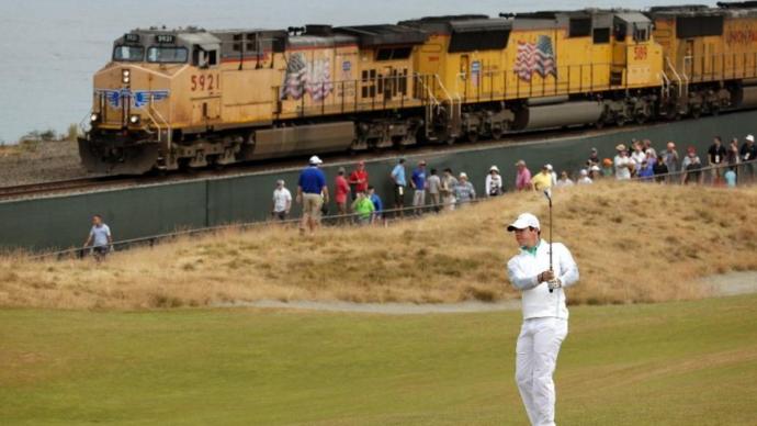 Would You Want To Attend A Soccer Match and Have A Train Pass By During The Match?