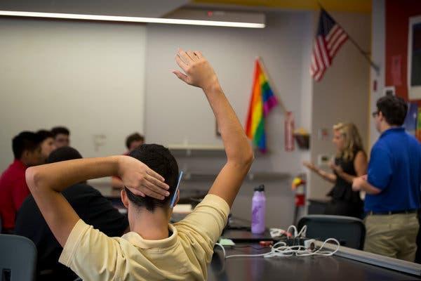 Would you have a problem and object if a LGBT flag hangs in your childs elementary, middle or high school classroom?