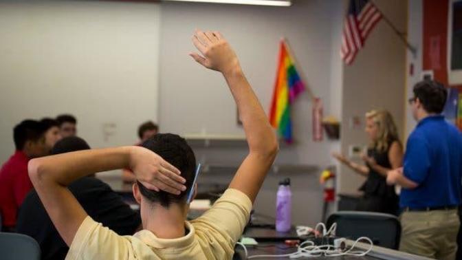 Would you have a problem and object if a LGBT flag hangs in your child's elementary, middle or high school classroom?