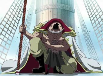 Whitebeard forgiving his son for being misguided and angry