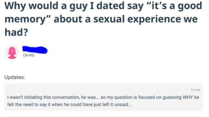 This was a fun one, Lady asked the question below and I responded, she deleted my response Don't you just love when that happens?