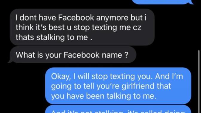 Ex boyfriend lied about having girlfriend, blocked me when called out why?