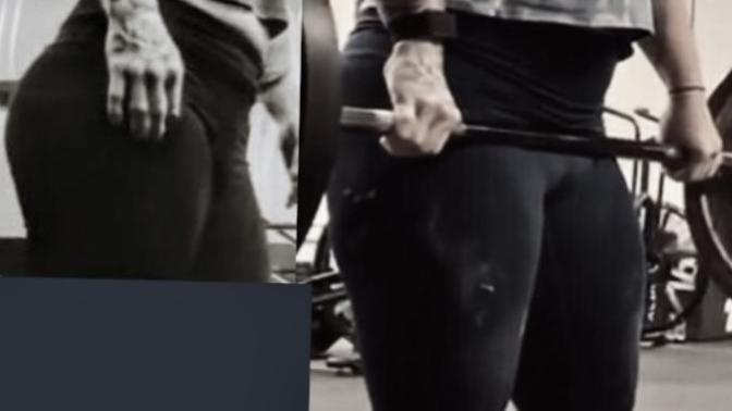 Does this girl look like she made noticeable gains from lifting weights between the 1st and 2nd photo?