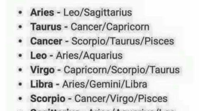 Are zodiac sign matches real or fake?
