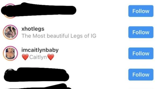 My boyfriend follows p0rn actresses and girls?