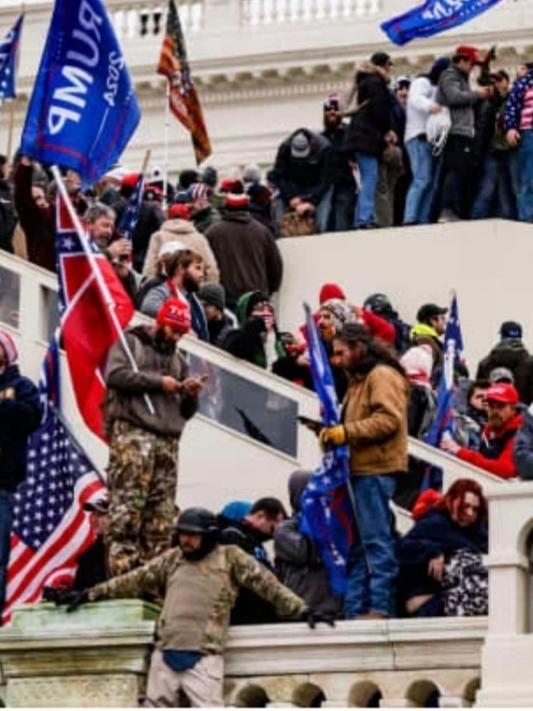 Riots at white house leave one person dead?