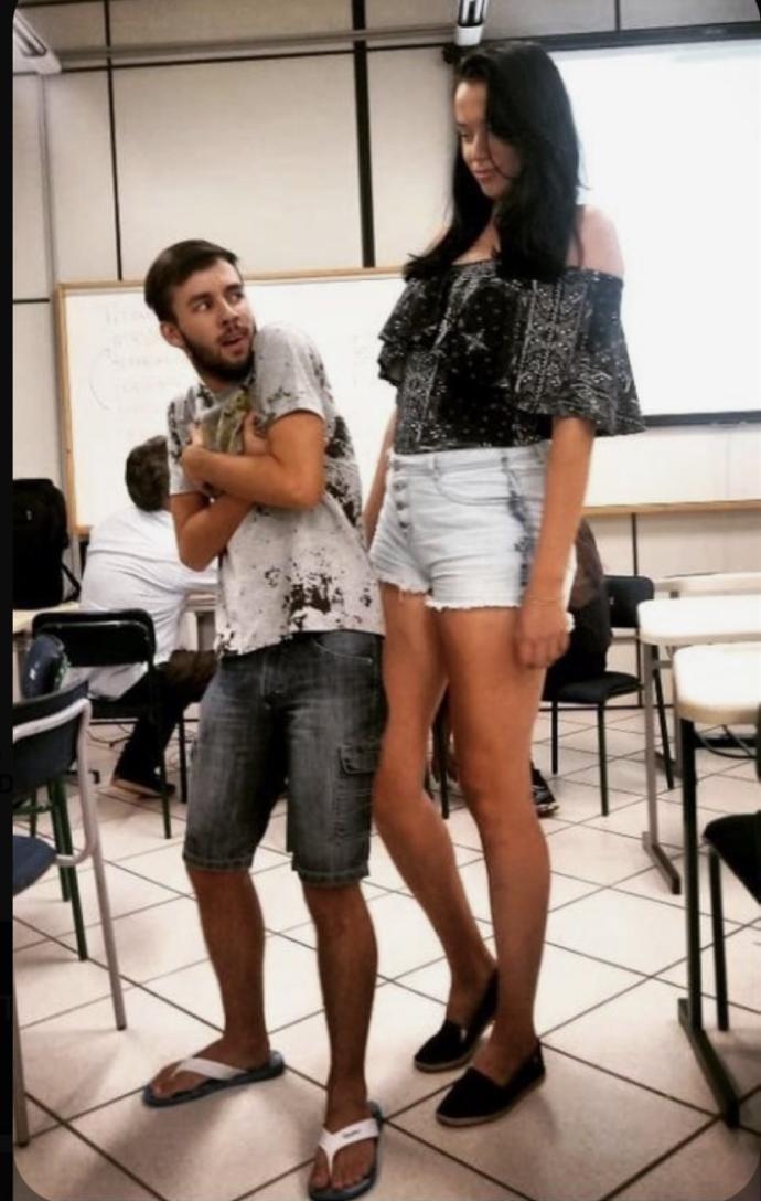 Tall girl & short guy?