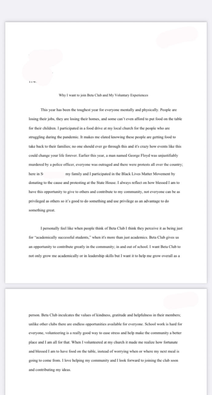 Beta club essay examples 04 image
