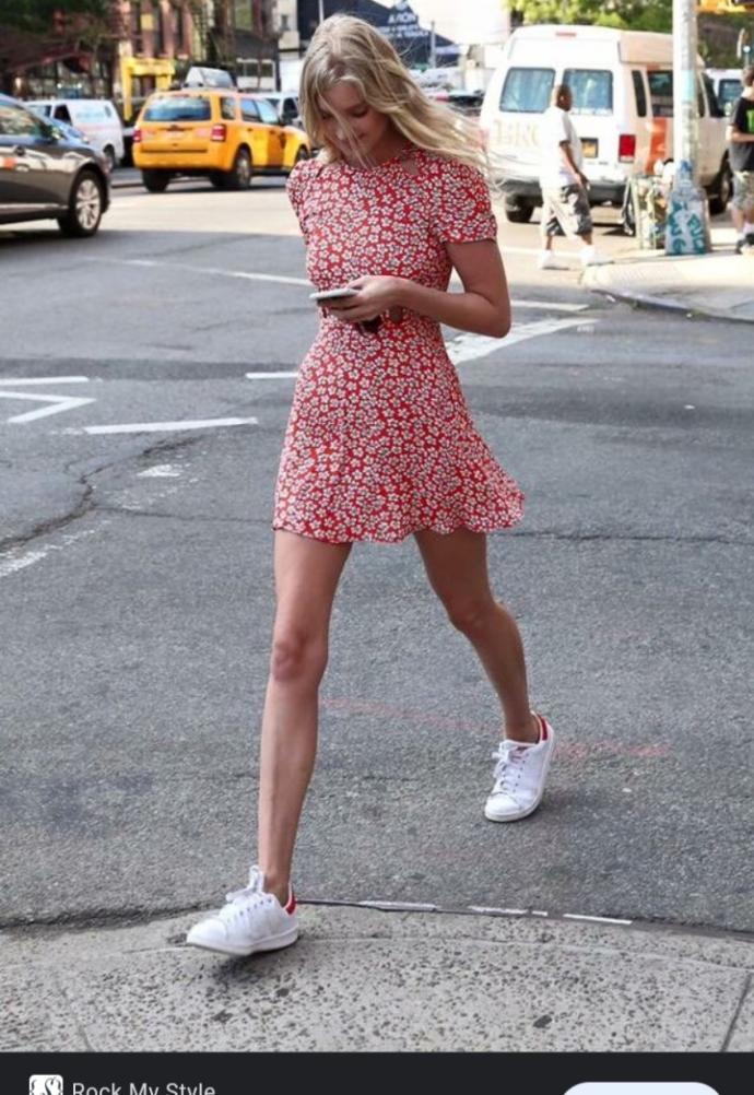 The type of Trainers I would use with the dresses