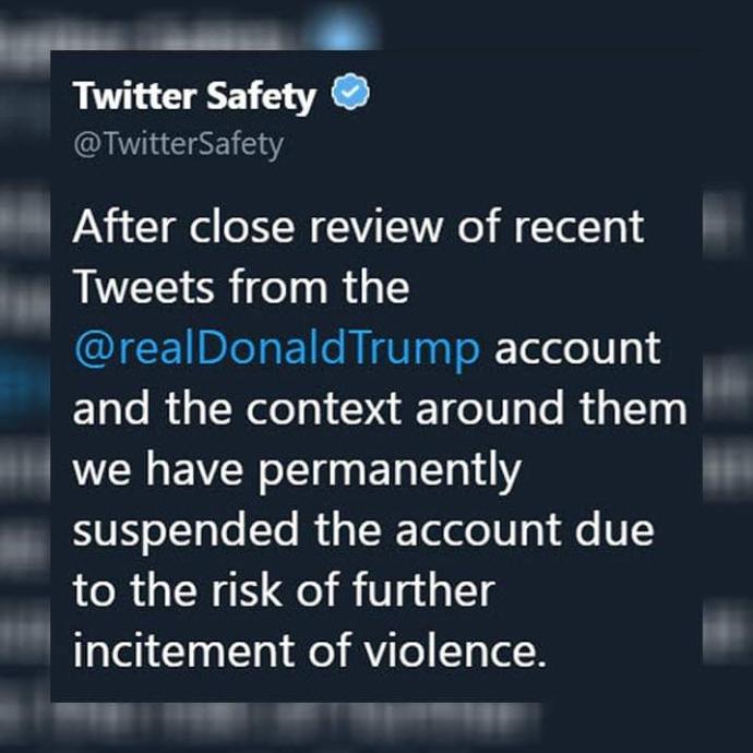 Trump has now been permanently suspended by Twitter. How will he make his statements now?