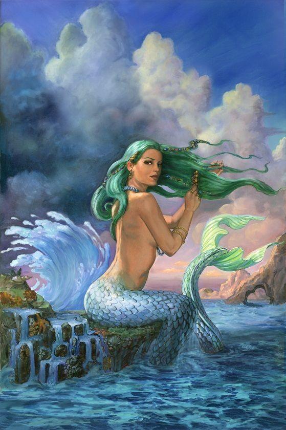Were mermaids based more on Atargatis or Nerieds?