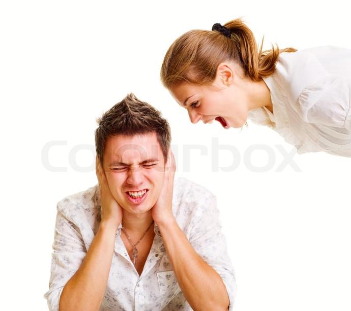 Why do women scream at their man?