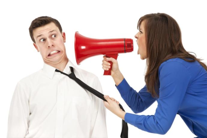 Why do women scream at their man?