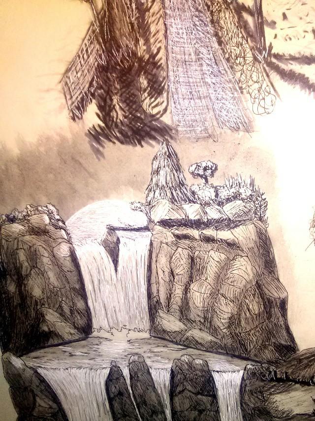 Should I continue this on through the rest of the walls or get regular art?