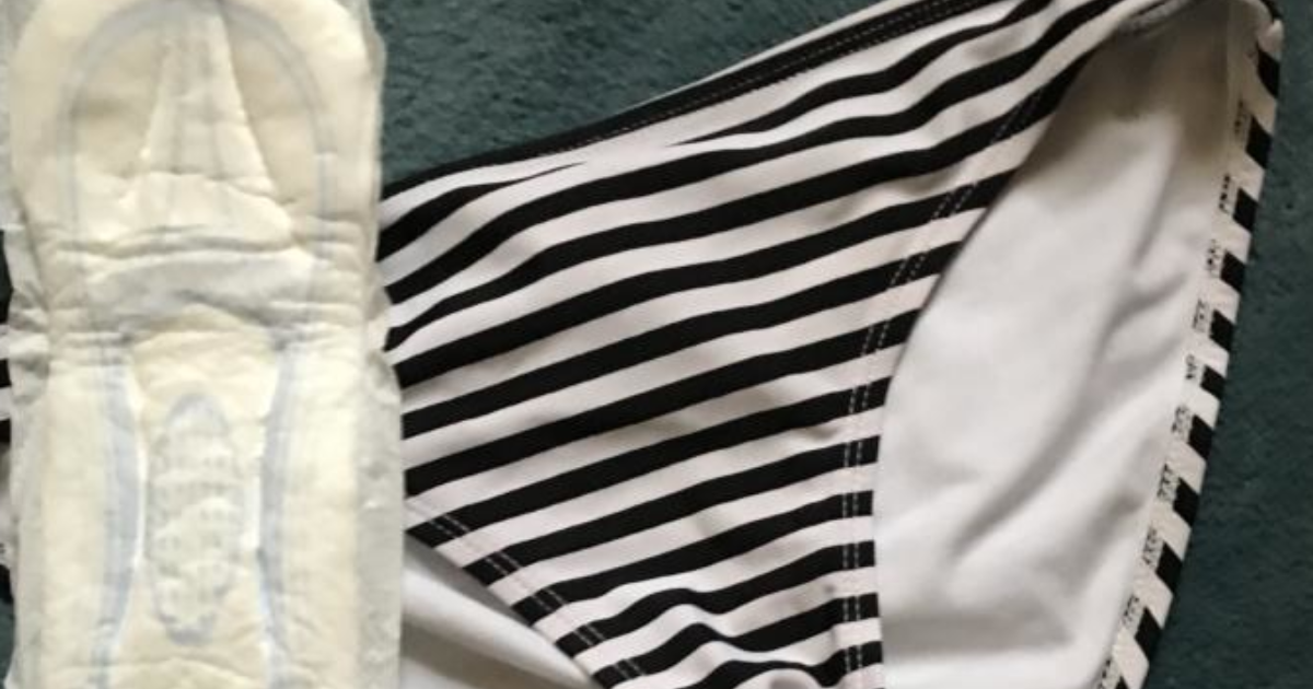 Girls, can you wear a pad with a bikini (I obviously dont mean in the