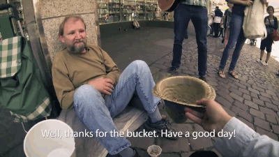 Whens the last time you gave a homeless person some money?