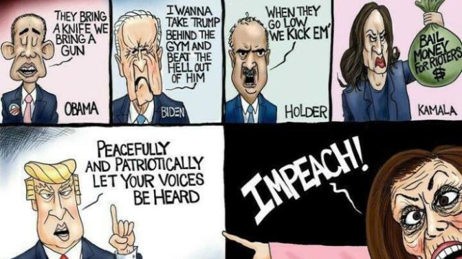 Why are democrats so hypocritical and ignore all the calls from democrats for violence and make up Trump is calling for violence?