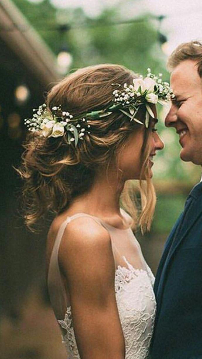Ladies if you were to get married which one would you choose as a hair accessory?
