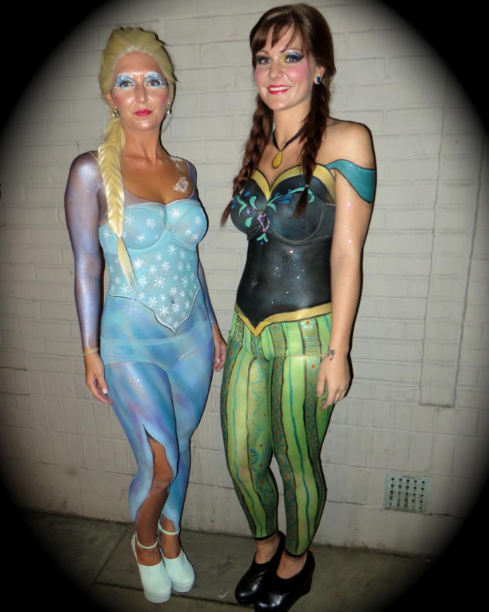 Would you walk around publicly wearing nothing but body paint?