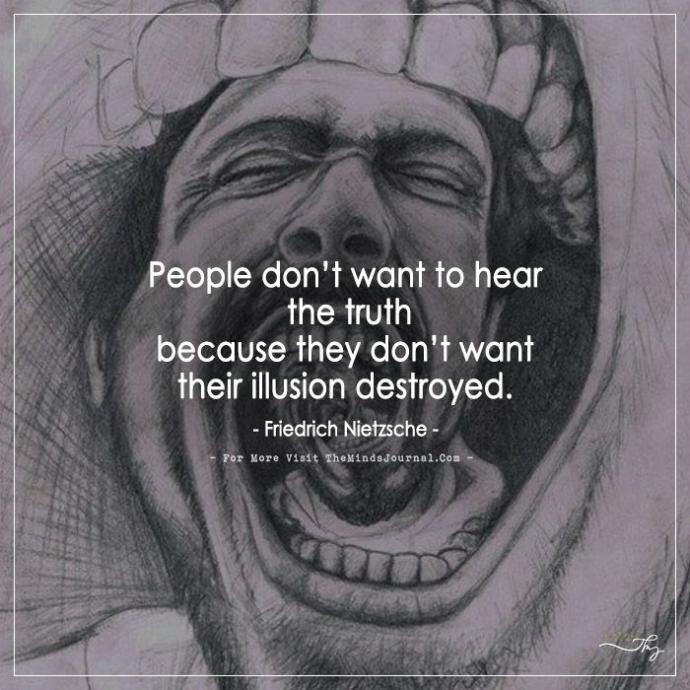 Why do you leftist clutist refuse to hear the truth?