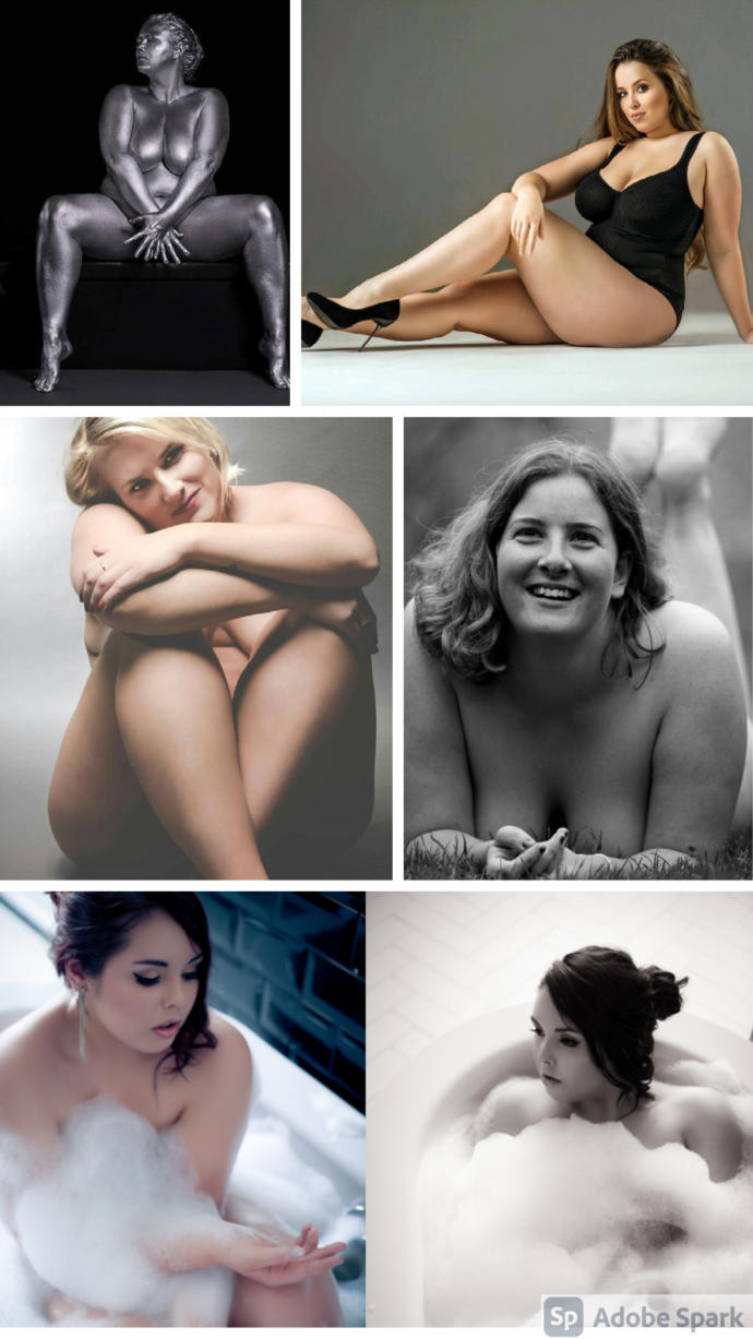 Girls, looking at these photos would it give you the body confidence to pose nude for a photoshoot?