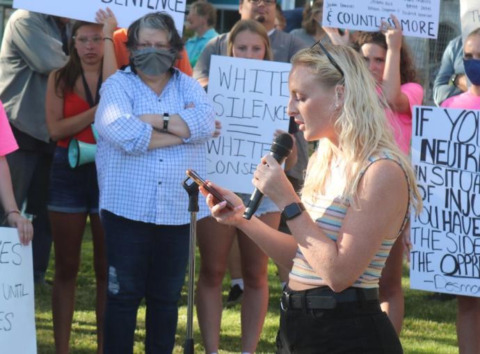 Take a guess. Would you say these photos represent a minority, half or majority of white females?