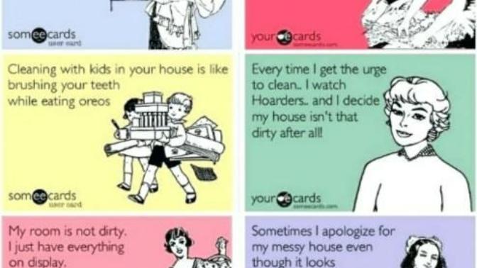 How do you feel about the phrase "Declutter the House, Declutter the Mind"?