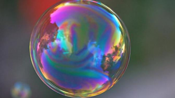 How do you break your bubble?