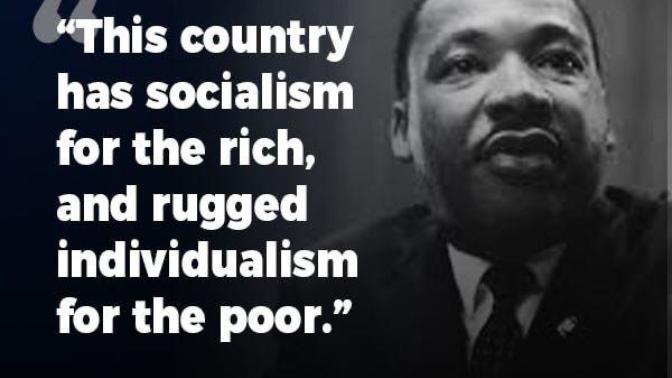 What are some often forgotten messages from MLK that you think are relevant today?