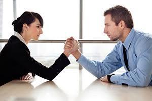 Is there a gender war happening white men and women these days?